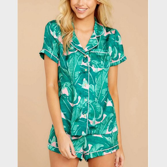 Red Dress Boutique Other - JUDITH MARCH: Banana Leaf Pajamas
